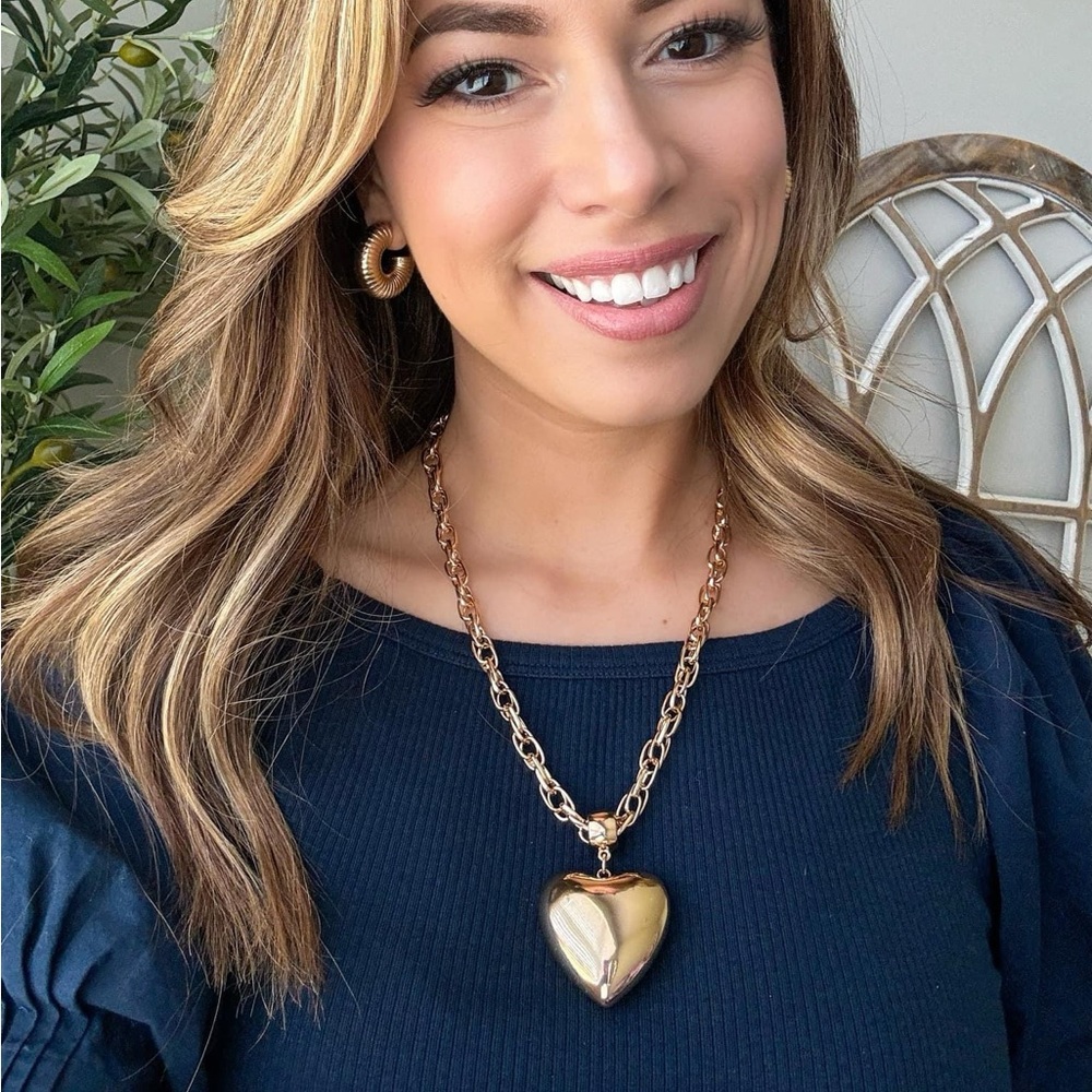 Minnie Park Lane Gold Heart Necklace